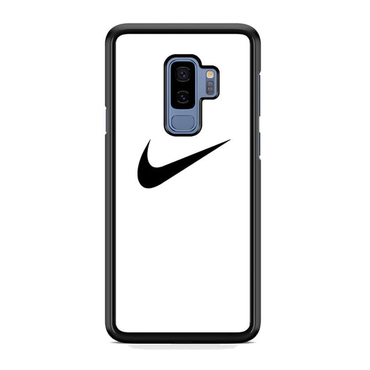 Nike White Milk Black Logo Samsung Galaxy S9 Plus Case