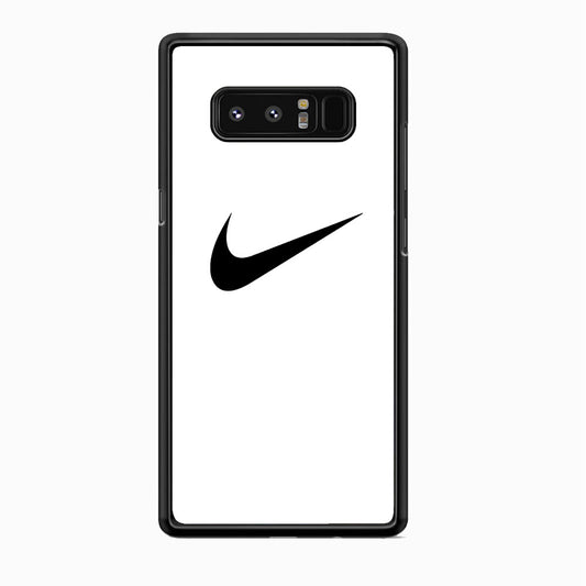 Nike White Milk Black Logo Samsung Galaxy Note 8 Case
