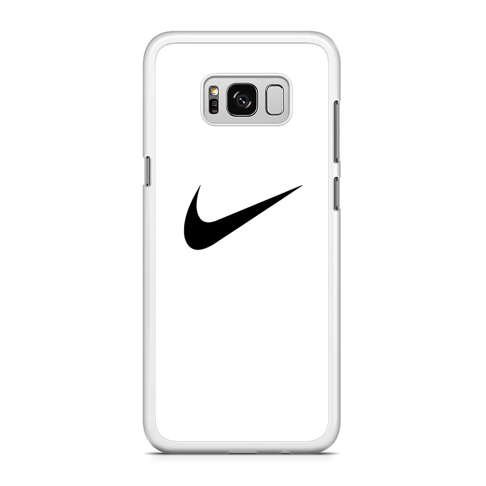 Nike White Milk Black Logo Samsung Galaxy S8 Case
