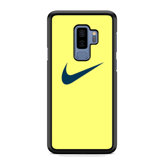 Nike Yellow Simple Logo Samsung Galaxy S9 Plus Case