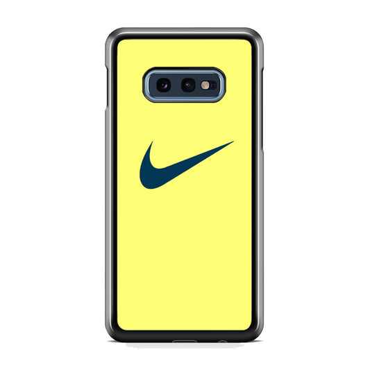 Nike Yellow Simple Logo Samsung Galaxy S10E Case