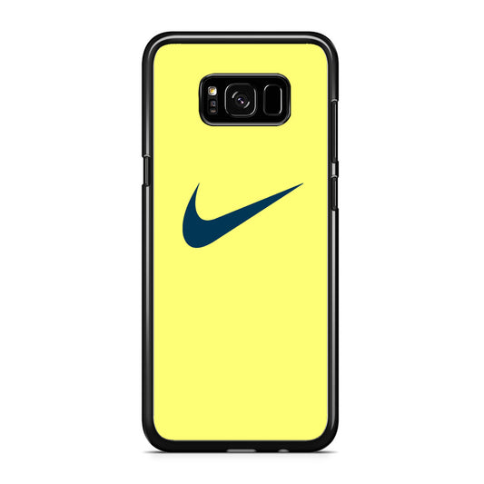Nike Yellow Simple Logo Samsung Galaxy S8 Case