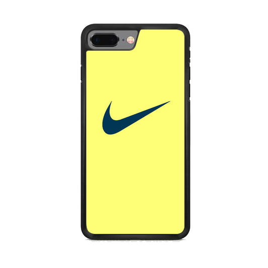 Nike Yellow Simple Logo iPhone 8 Plus Case
