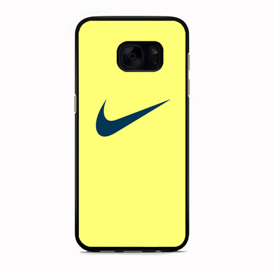 Nike Yellow Simple Logo Samsung Galaxy S7 Edge Case