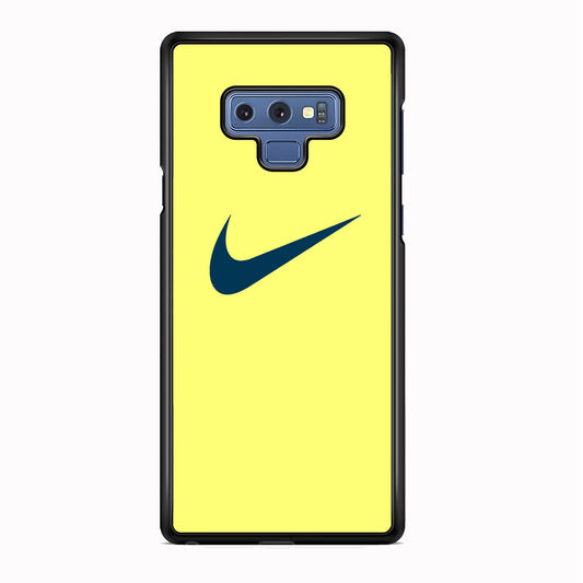 Nike Yellow Simple Logo Samsung Galaxy Note 9 Case