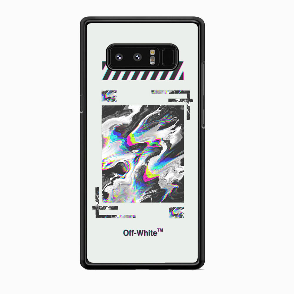 White Iridescent Box Samsung Galaxy Note 8 Case