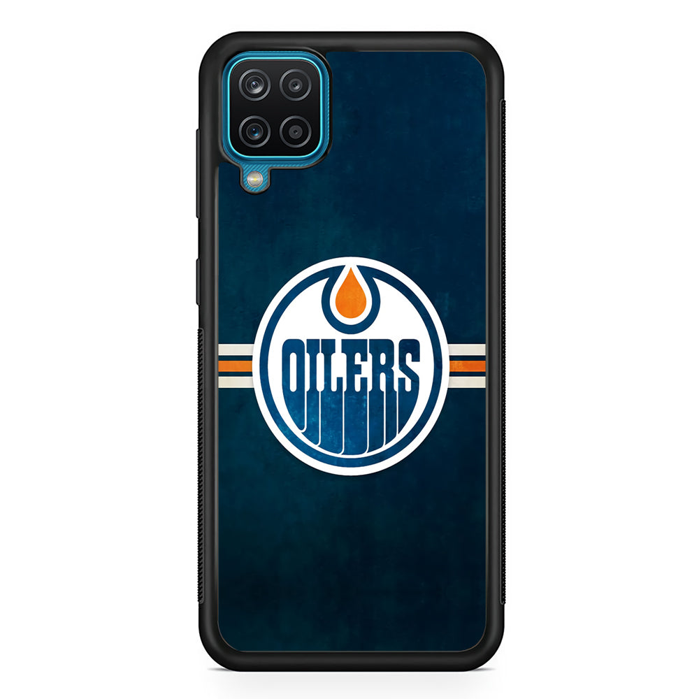 Oilers NHL Team Samsung Galaxy A12 Case