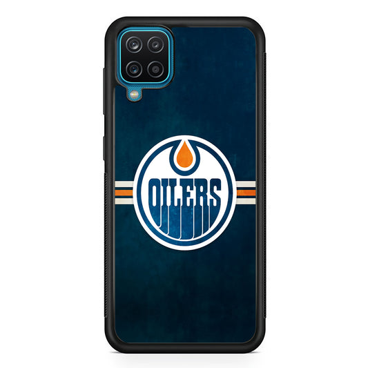 Oilers NHL Team Samsung Galaxy A12 Case