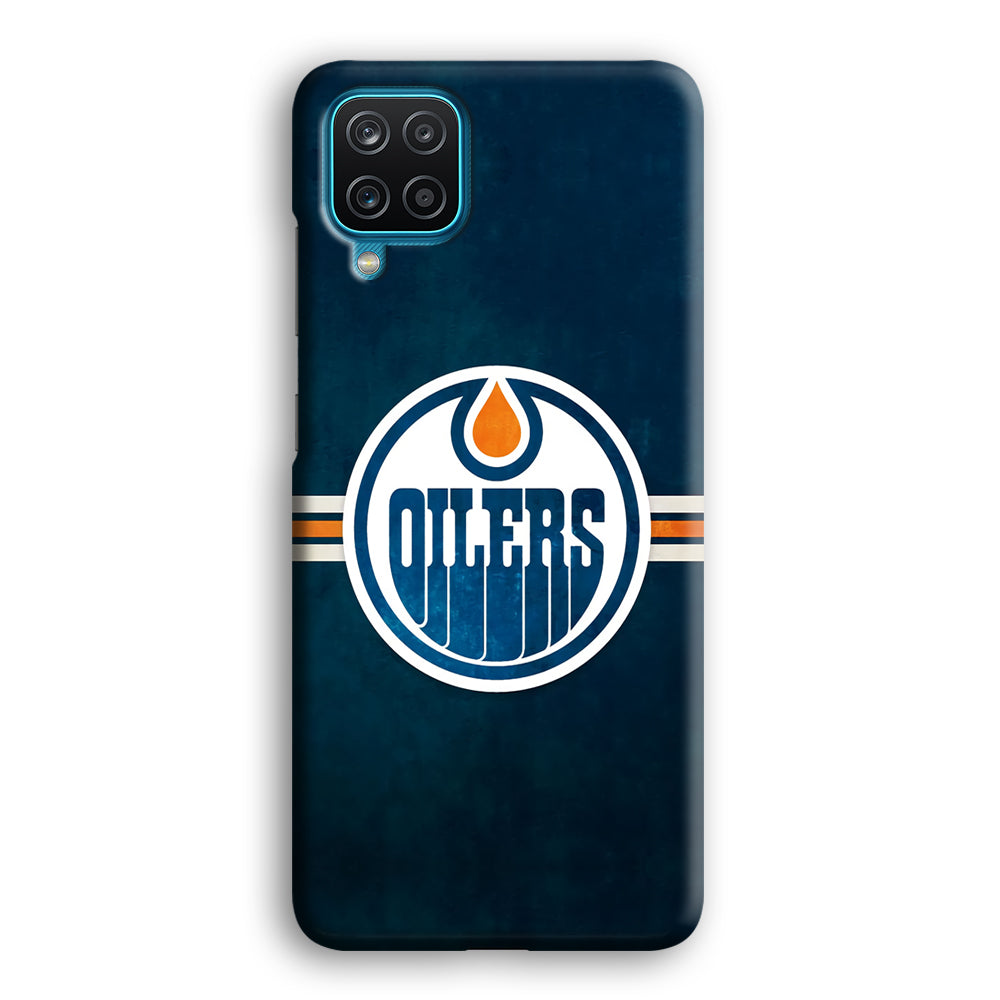 Oilers NHL Team Samsung Galaxy A12 Case