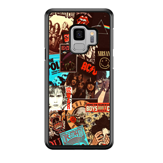 Old Poster of Rock's Samsung Galaxy S9 Case