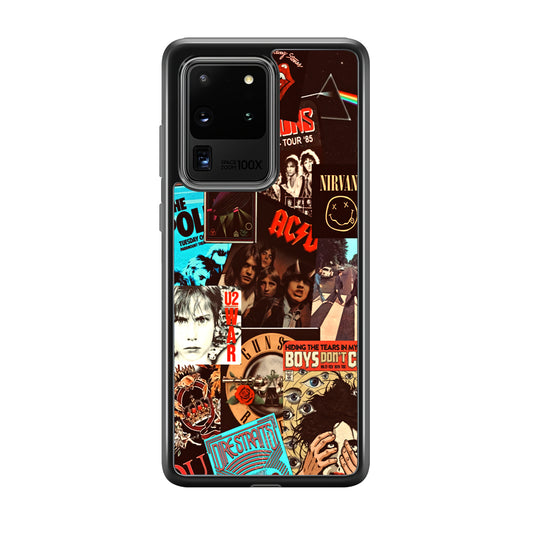 Old Poster of Rock's Samsung Galaxy S20 Ultra Case