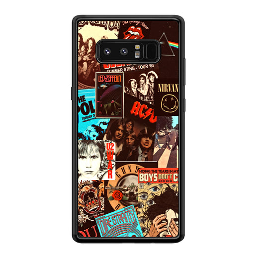 Old Poster of Rock's Samsung Galaxy Note 8 Case
