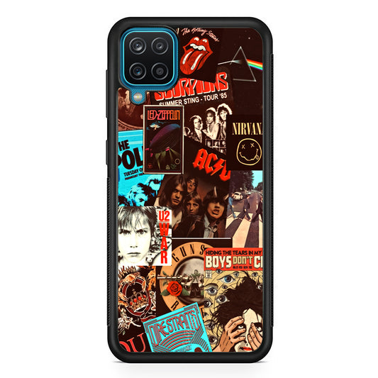 Old Poster of Rock's Samsung Galaxy A12 Case