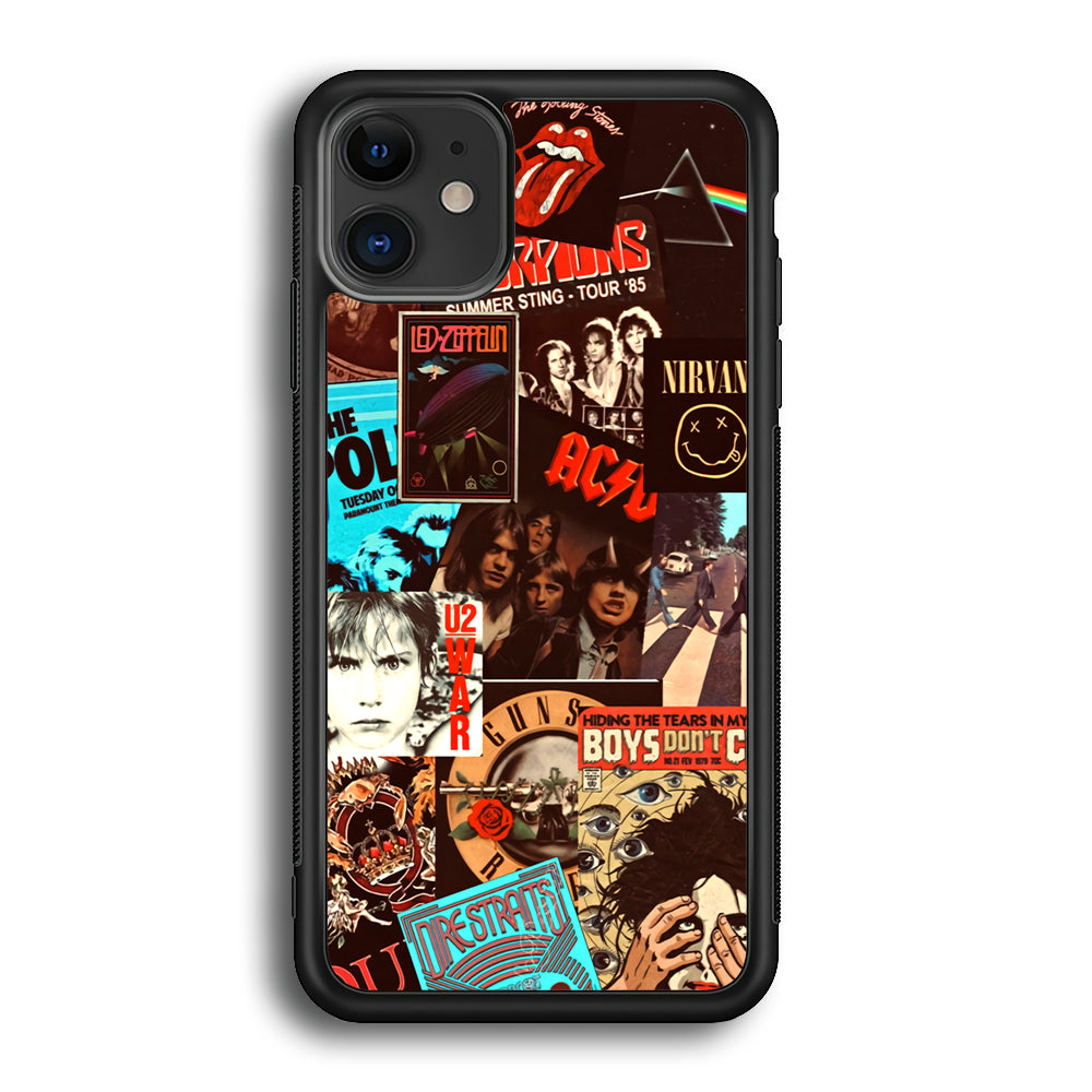 Old Poster of Rock's iPhone 12 Case