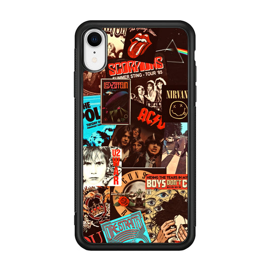 Old Poster of Rock's iPhone XR Case