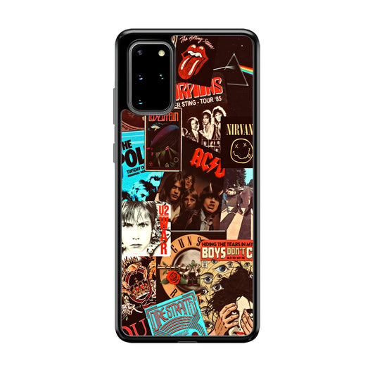 Old Poster of Rock's Samsung Galaxy S20 Plus Case