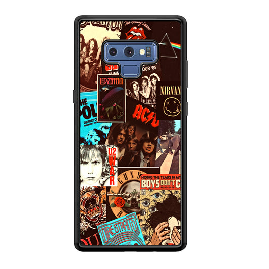 Old Poster of Rock's Samsung Galaxy Note 9 Case