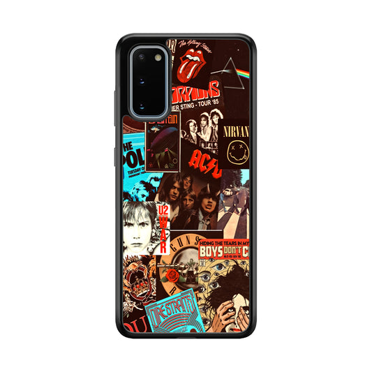 Old Poster of Rock's Samsung Galaxy S20 Case