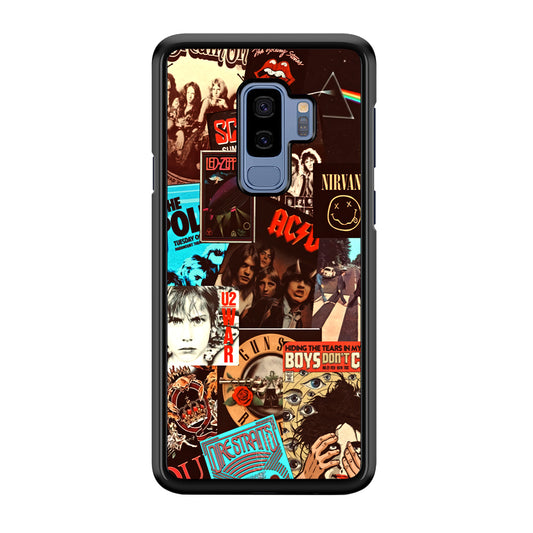 Old Poster of Rock's Samsung Galaxy S9 Plus Case