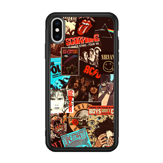 Old Poster of Rock's iPhone X Case