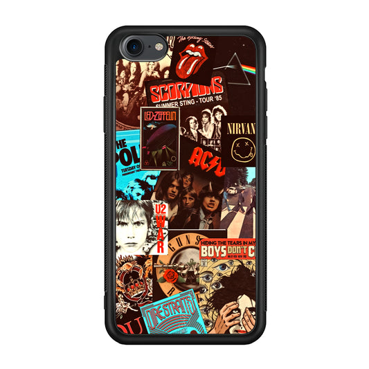 Old Poster of Rock's iPhone 8 Case