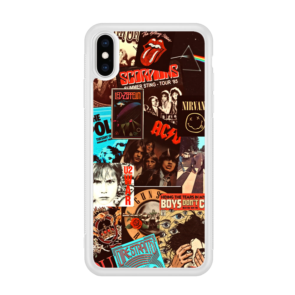 Old Poster of Rock's iPhone XS Case