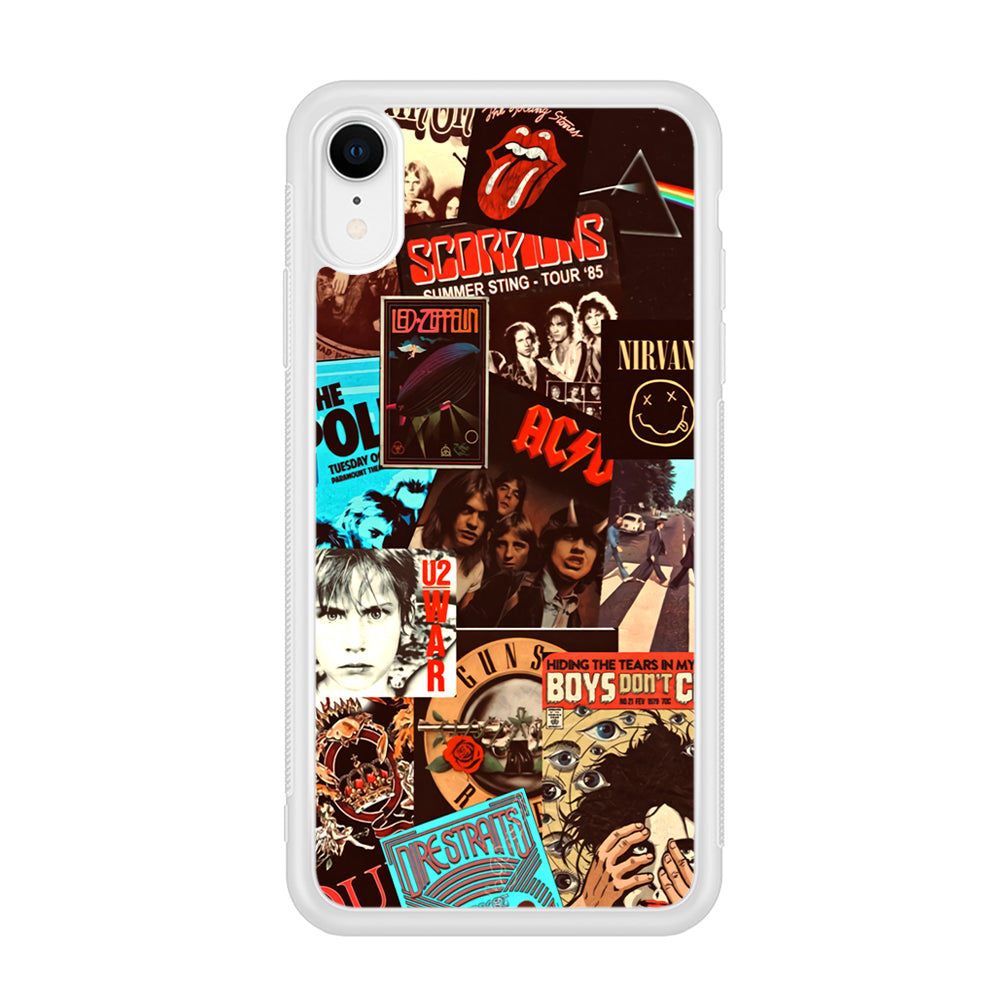 Old Poster of Rock's iPhone XR Case