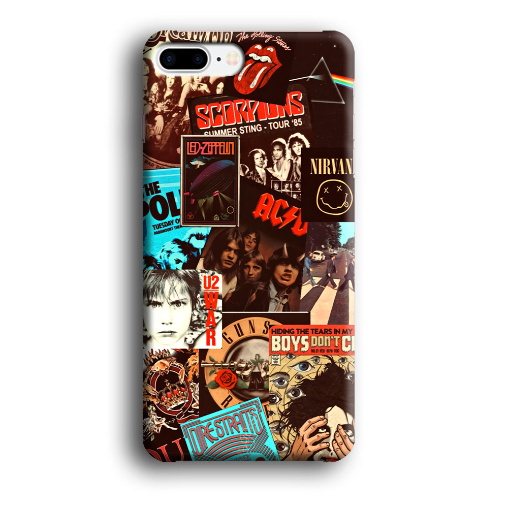 Old Poster of Rock's iPhone 8 Plus Case