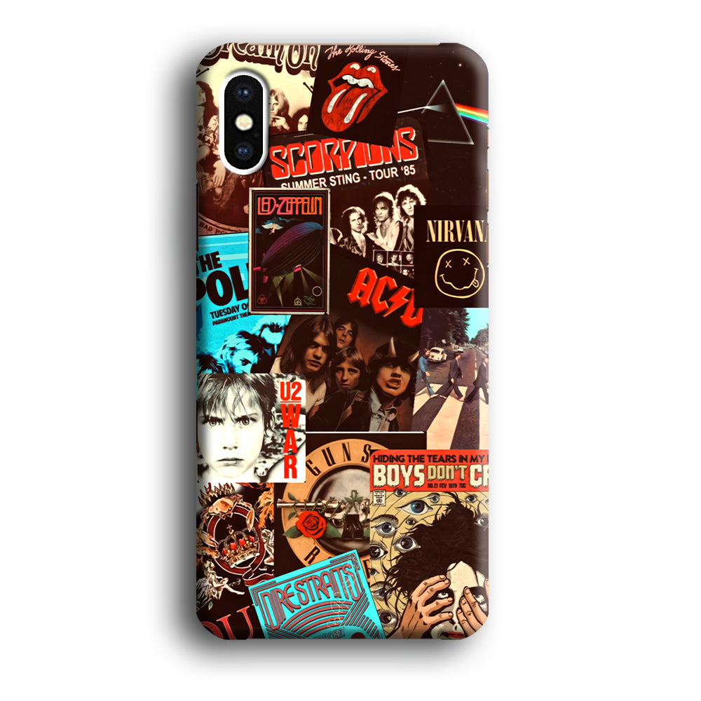 Old Poster of Rock's iPhone XS Case