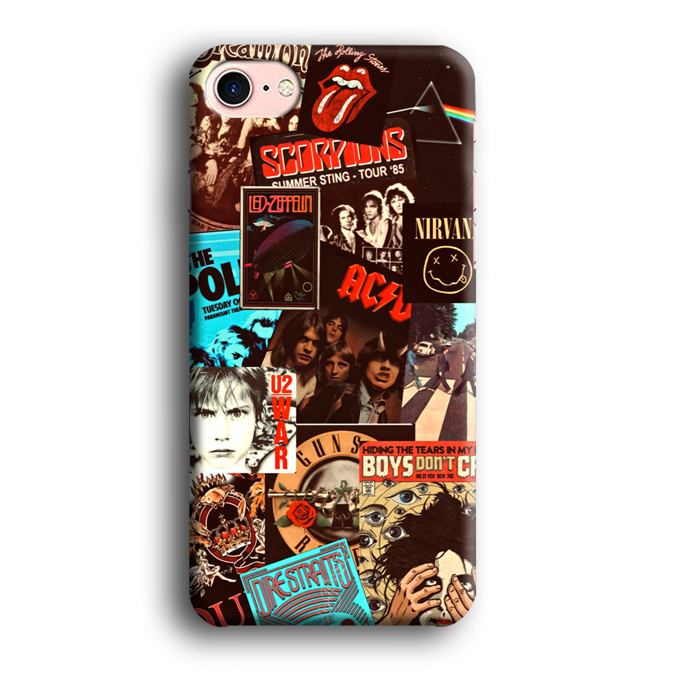 Old Poster of Rock's iPhone 7 Case