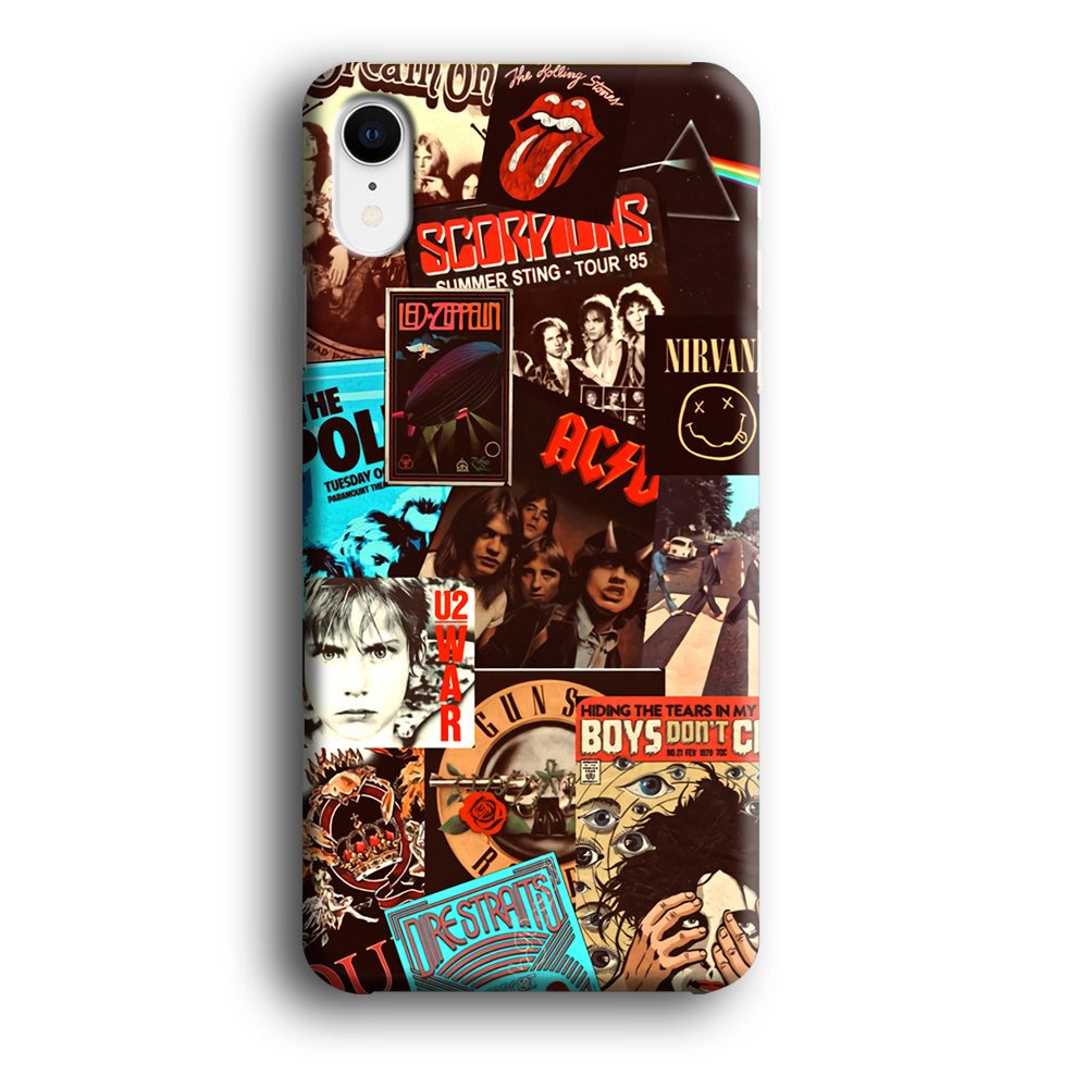 Old Poster of Rock's iPhone XR Case
