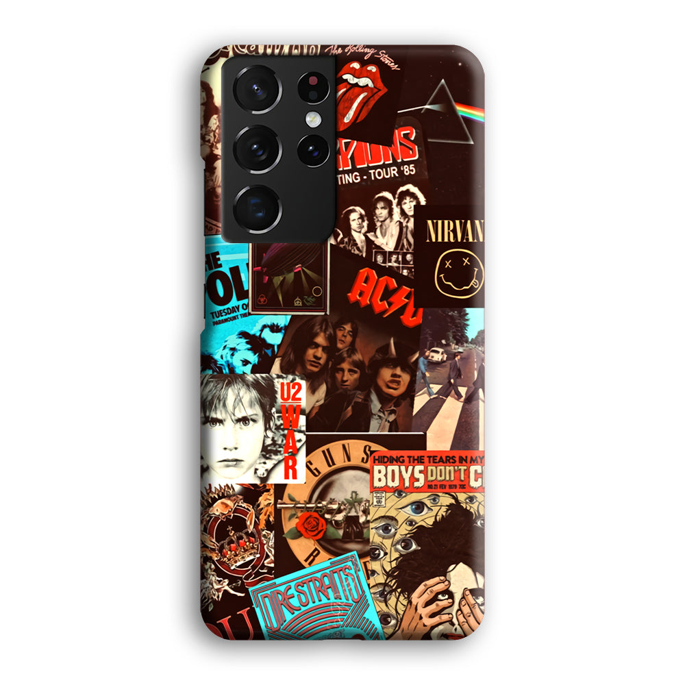 Old Poster of Rock's Samsung Galaxy S21 Ultra Case