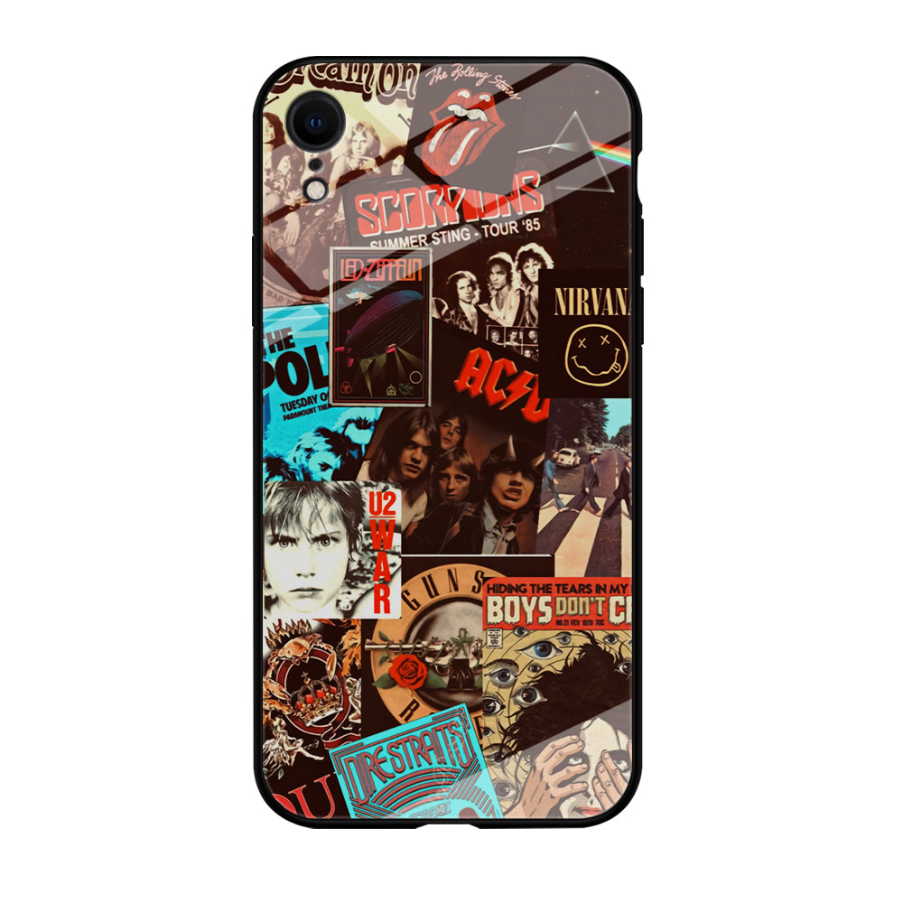 Old Poster of Rock's iPhone XR Case