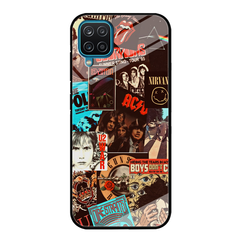 Old Poster of Rock's Samsung Galaxy A12 Case