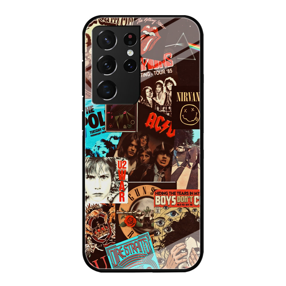 Old Poster of Rock's Samsung Galaxy S21 Ultra Case