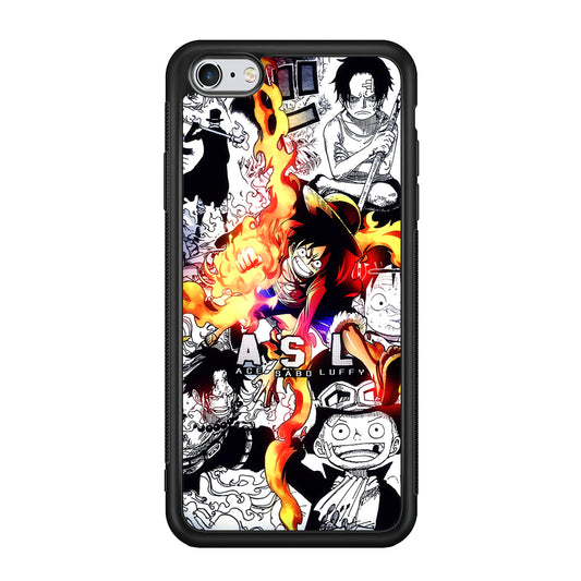 One Piece Trio Ace Sabo Luffy iPhone 6 Plus | 6s Plus Case