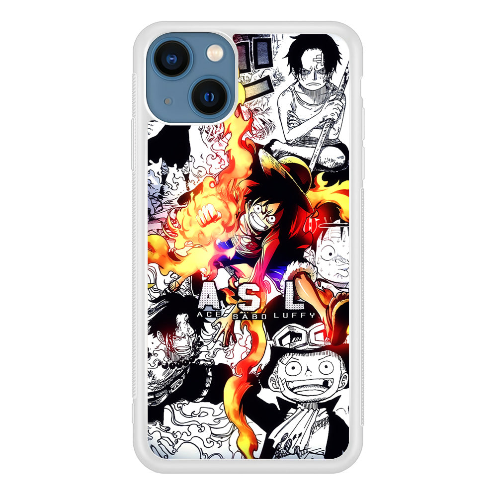 One Piece Trio Ace Sabo Luffy iPhone 13 Case