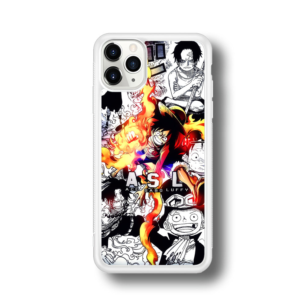 One Piece Trio Ace Sabo Luffy iPhone 11 Pro Case