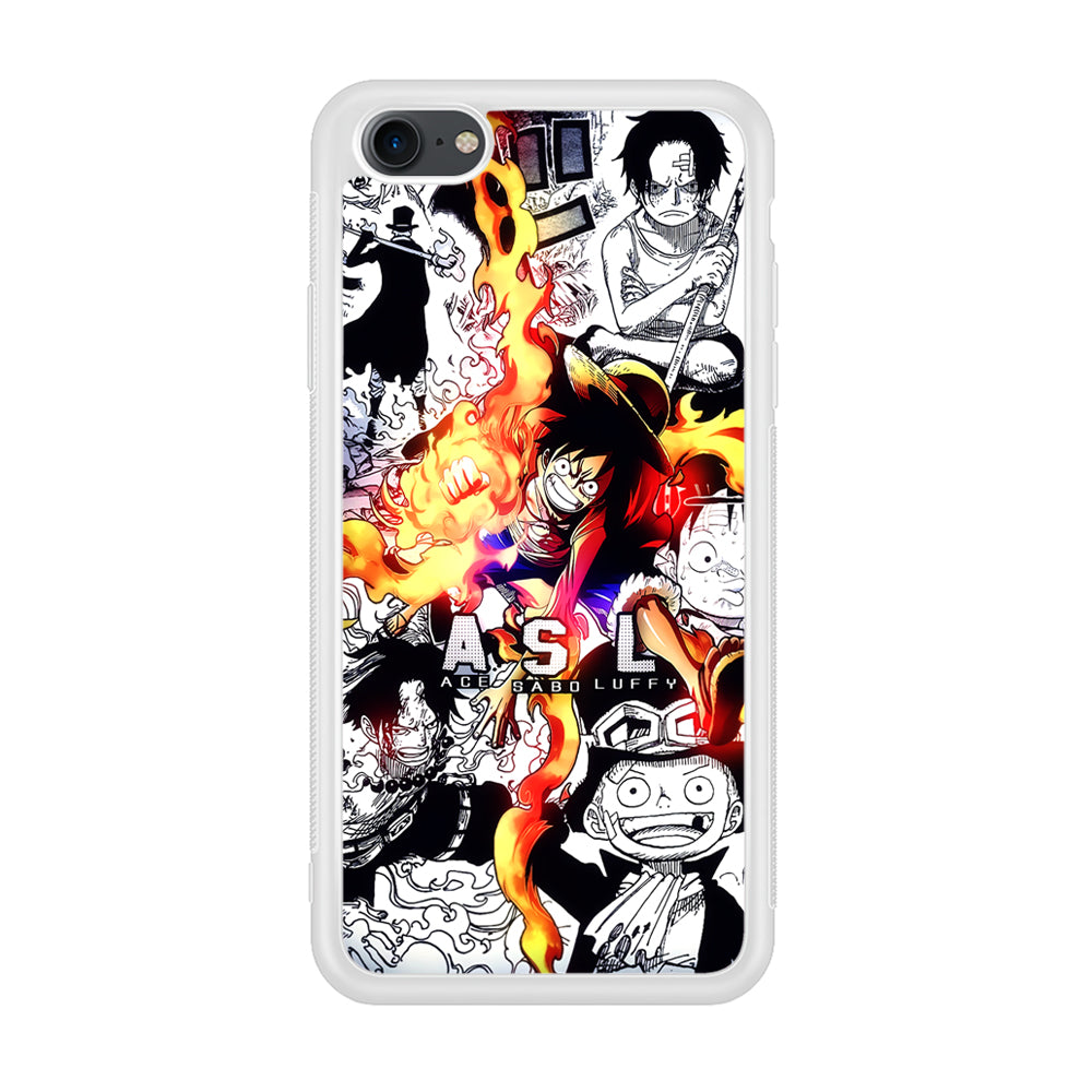 One Piece Trio Ace Sabo Luffy iPhone 8 Case