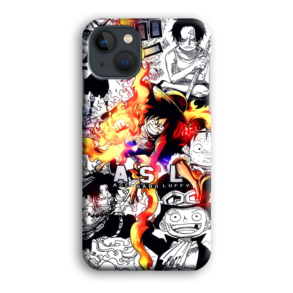 One Piece Trio Ace Sabo Luffy iPhone 13 Case