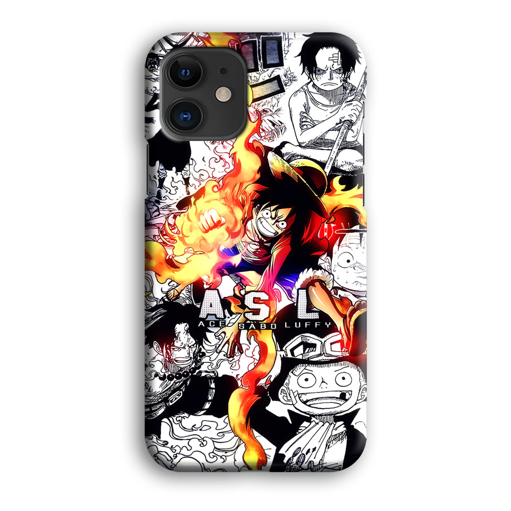 One Piece Trio Ace Sabo Luffy iPhone 12 Case