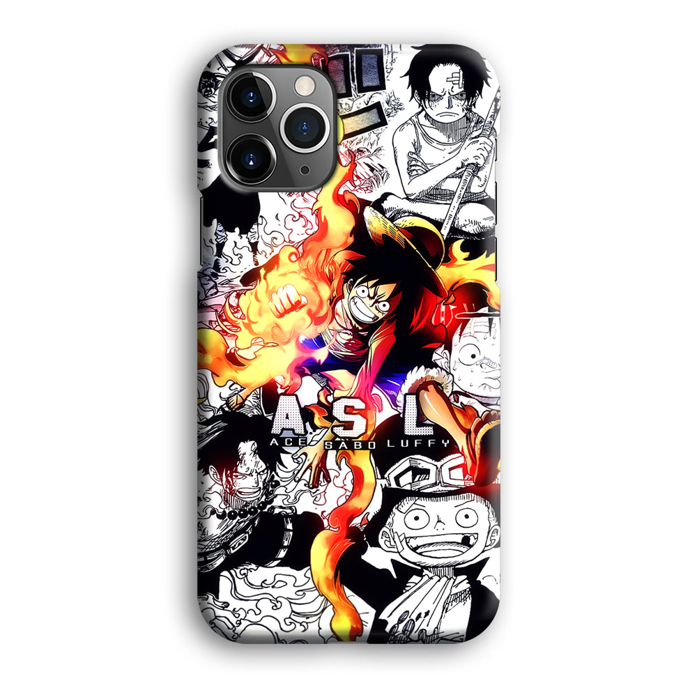One Piece Trio Ace Sabo Luffy iPhone 12 Pro Case