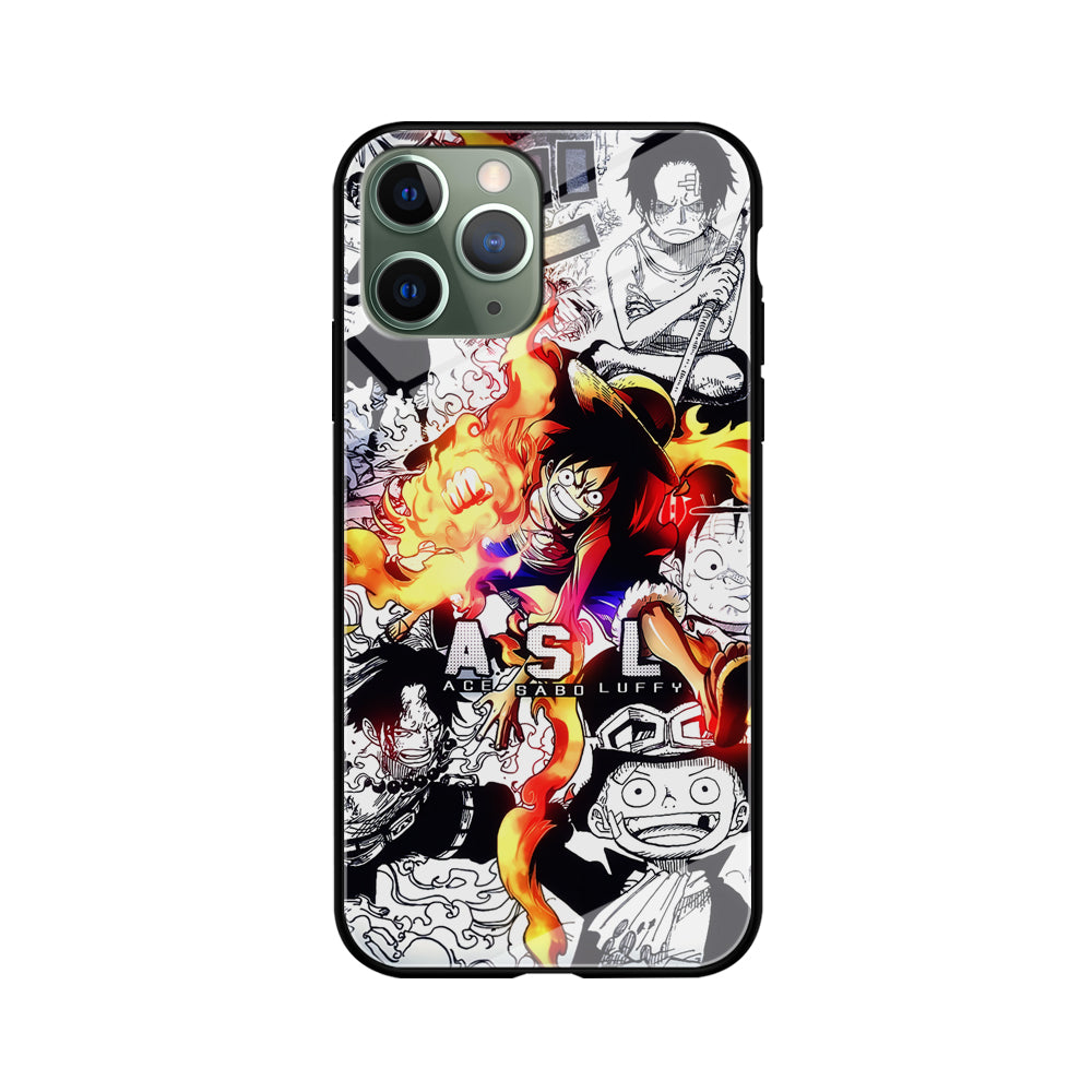 One Piece Trio Ace Sabo Luffy iPhone 11 Pro Case