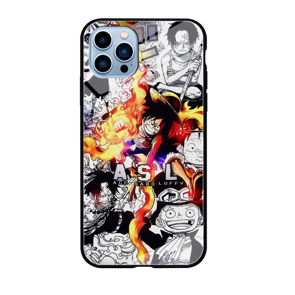 One Piece Trio Ace Sabo Luffy iPhone 12 Pro Max Case