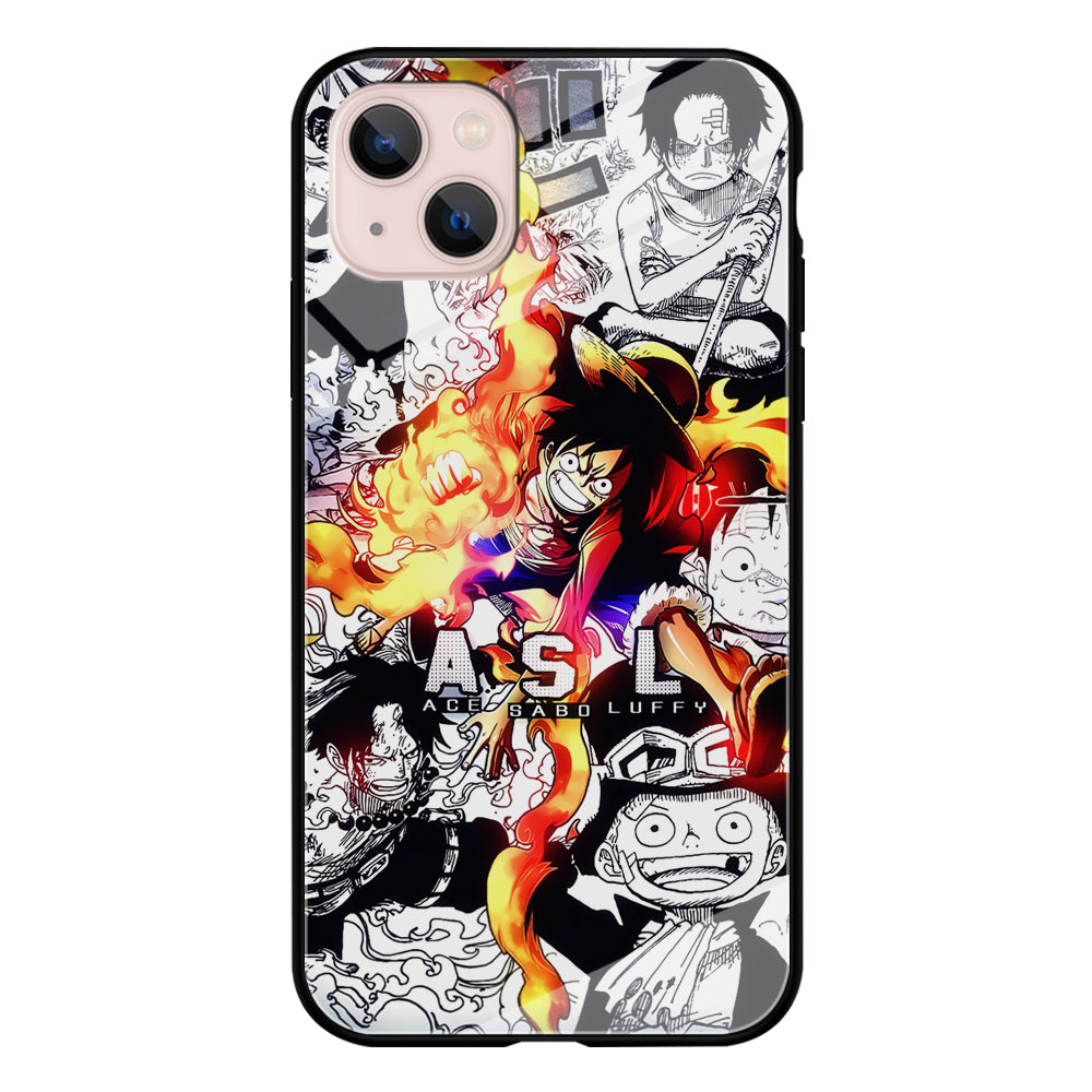 One Piece Trio Ace Sabo Luffy iPhone 13 Case