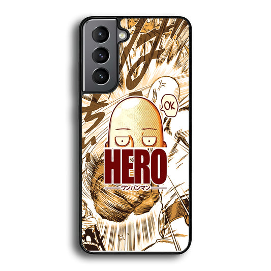 One Punch Man Hero no Saitama Samsung Galaxy S21 Plus Case - Carneyforia