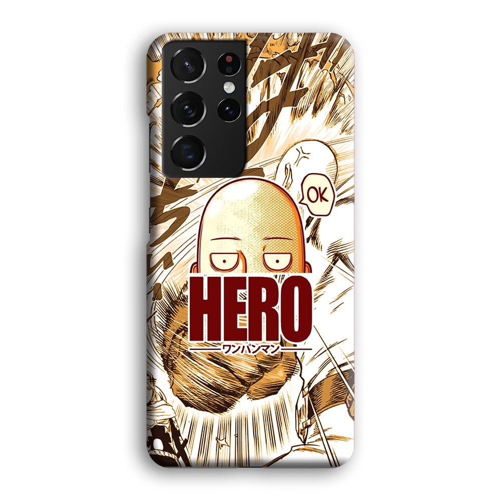 One Punch Man Hero no Saitama Samsung Galaxy S21 Ultra Case