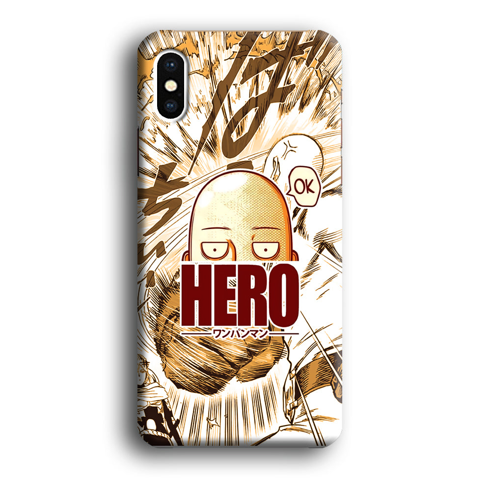 One Punch Man Hero no Saitama iPhone X Case