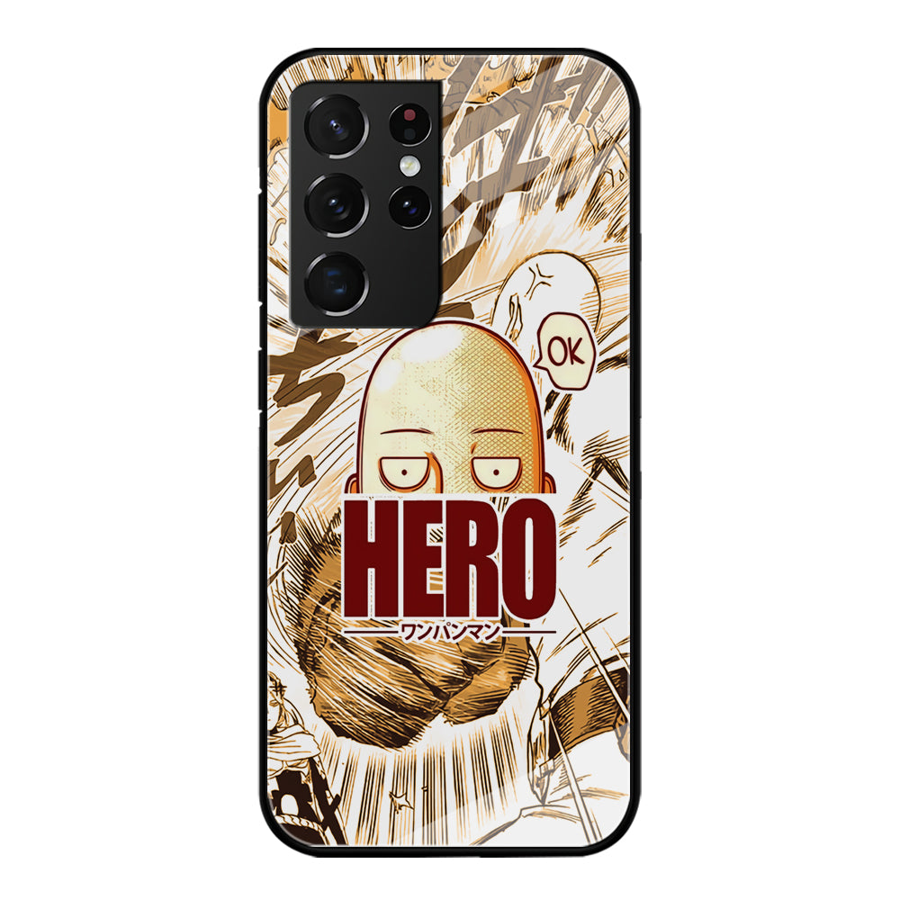 One Punch Man Hero no Saitama Samsung Galaxy S21 Ultra Case