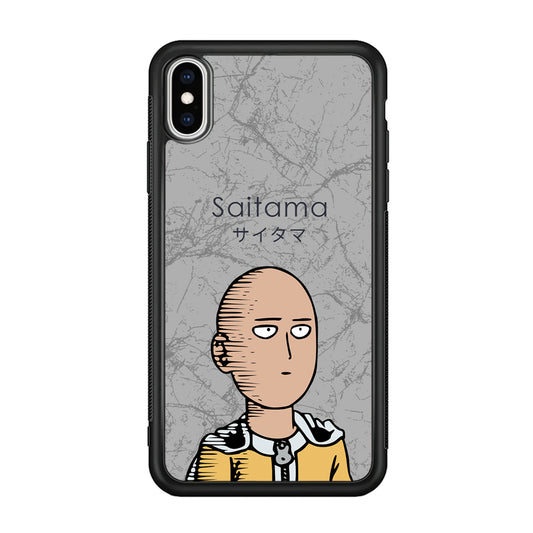 One Punch Man Mood of The Day iPhone XS Case